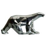 Figurine Orlinski  Ours Pompon Silver