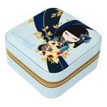 Petite bo�te � bijoux Kimmidoll Rikiyo bleu ciel 10 cm
