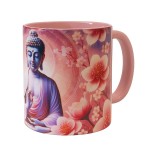 Mug en cramique Bouddha  Fleurs de Cerisier  350 ml