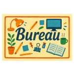 Plaque de Porte en Mtal  Bureau
