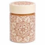 Bo�te � th� Mandala cr�me et terracotta 500 g