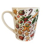 Mug conique pain dpices de Nol en cramique 320 ml